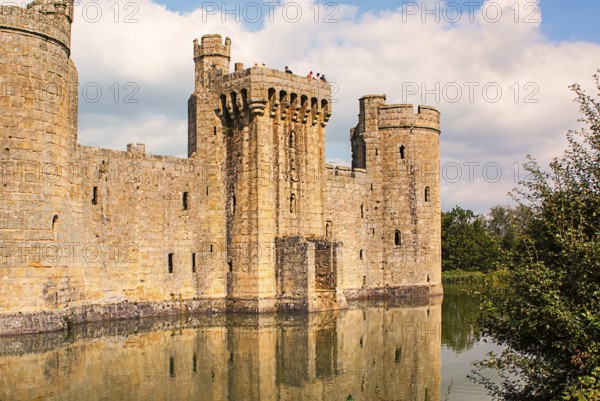 Bodiam Castle is located in East Sussex near the River Rother. It has long been one of England's
