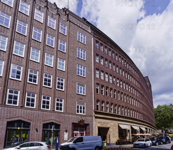 The Mohlenhof is one of the Kontorhaus office buildings that were built in Hamburg's city centre at