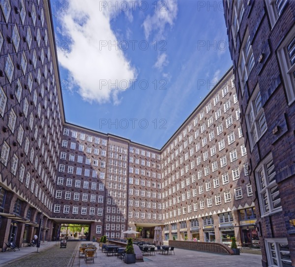 The Sprinkenhof is one of the office buildings constructed in Hamburg's city centre at the