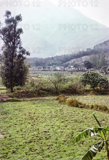 Farmland countryside, Tai Tei Tong village, Silver Mine Bay Mui Wo, Lantua Island, New Territories,