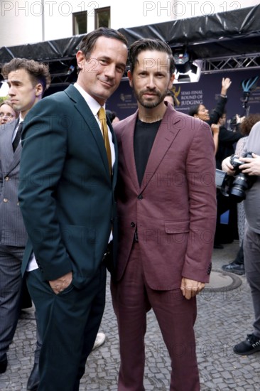 Sönke Möhring and Franz Dinda at the Cocktail Prolongé for the Semi-Final Round of Judging of the