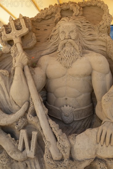 Poseidon, the god of the sea by Zsolt M.Toth from Hungary, Sandwelt, Warnemünde, Rostock,