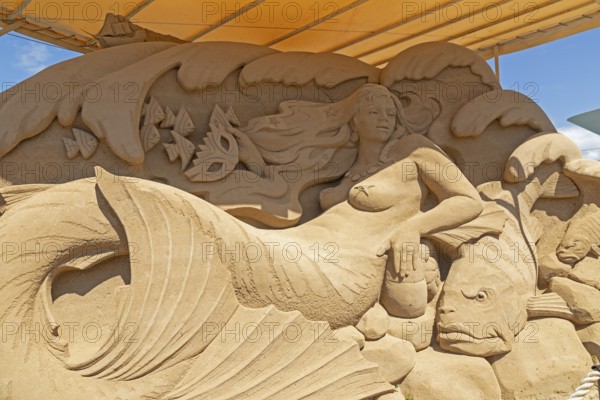 The Mysterious Mermaid by Artem Samoylov and Arsentiy Samoylov from Ukraine, Sandwelt, Warnemünde,