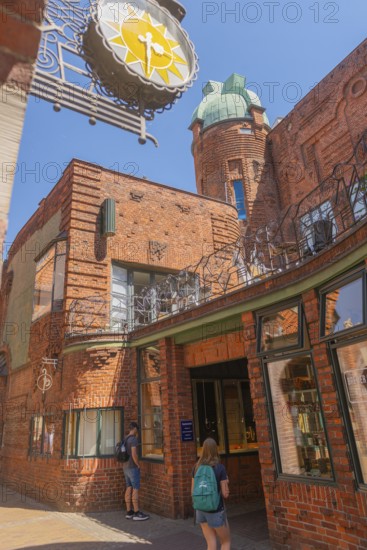 Paula-Becker-Modersohn-Haus, Böttcherstrasse, cultural monument in the historic city centre, art