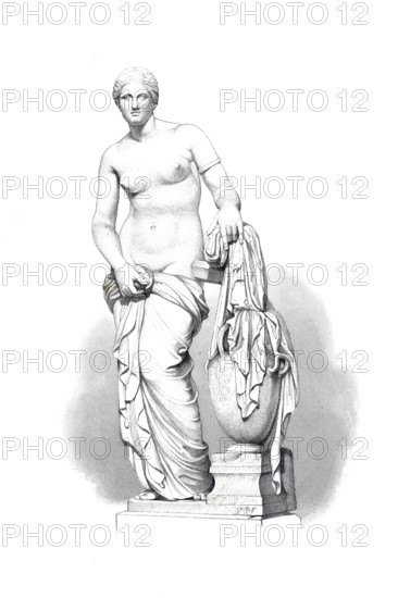 Venus, the Roman goddess of love, erotic desire and beauty, Vatican Museum, Rome, Italy,