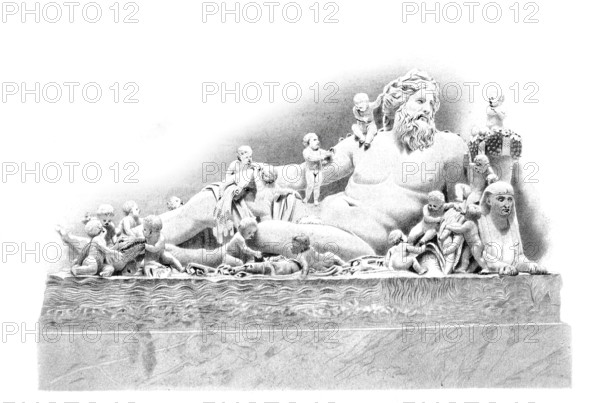 Colossal statue of the Nile, was found in 1513 in the Campus Martius, where it probably adorned the
