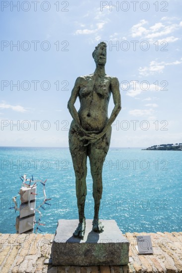 Sculpture, artist Germaine Richier, Musée Picasso, Antibes, Provence Alpes Côte d'Azur, South of