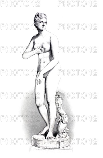 Venus Medici is an antique statue of the type of Venus pudica, the prudish Venus, exhibited in