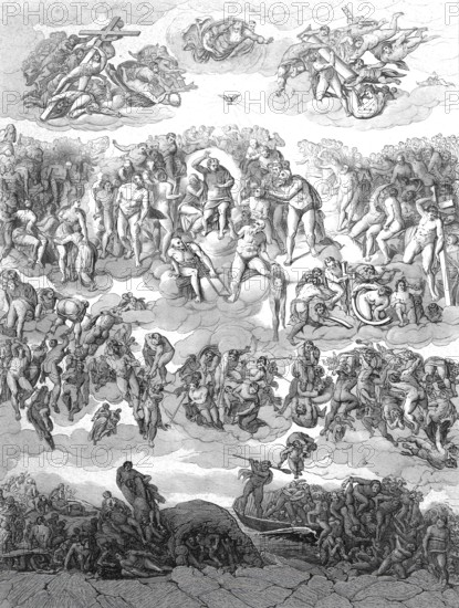The Last Judgement, the ancient or Old Testament end-time concept of the Abrahamic religions of a