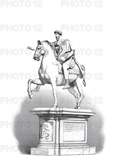 Marcus Aurelius, (born 26 April 121 in Rome as Marcus Annius Catilius Severus, died 17 March 180 in