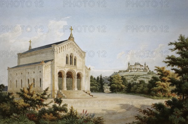 Ducal Mauoleum, burial place of the Dukes of Saxe-Coburg and Gotha and their families, c. 1860,