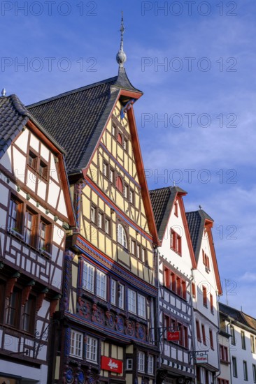 Half-timbered houses, Bad Münstereifel, Eifel, Euskirchen district, North Rhine-Westphalia, Germany