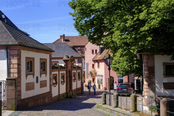 Stiftsgasse, Aschaffenburg am Main, Lower Franconia, Franconia, Germany