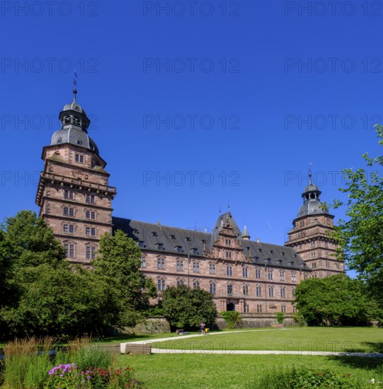 Aschaffenburg Castle, Aschaffenburg am Main, Lower Franconia, Franconia, Germany