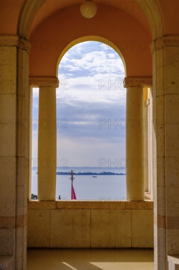 Residence, Vittoriale degli Italiani, house and garden of Gabriele D'Annunzio, Gardone Riviera, on