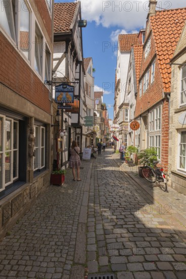 Renovated Schnoor neighbourhood with small shops, galleries, restaurants, cafés and residential