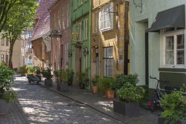 Renovated Schnoor neighbourhood with small shops, galleries, restaurants, cafés and residential