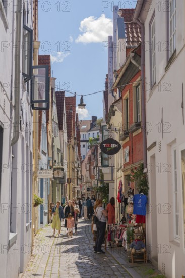 Renovated Schnoor neighbourhood with small shops, galleries, restaurants, cafés and residential