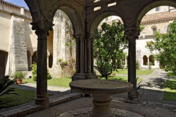 Fountain loggia, monks' washroom in the cloister, interior, Gothic basilica of the Cistercian abbey