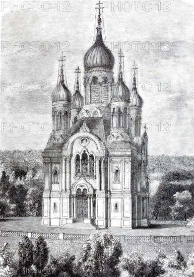 The mausoleum of Elisabeth of Nassau-Weilburg, also known as the Greek Chapel, is located on the