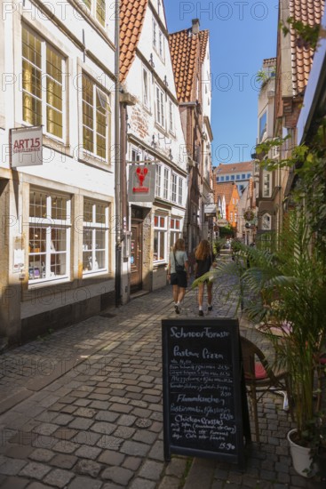 Renovated Schnoor neighbourhood with small shops, galleries, restaurants, cafés and residential