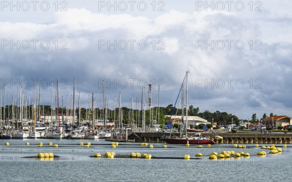 Marina in Le Verdon-sur-Mer, Nouvelle-Aquitaine, Gironde, France