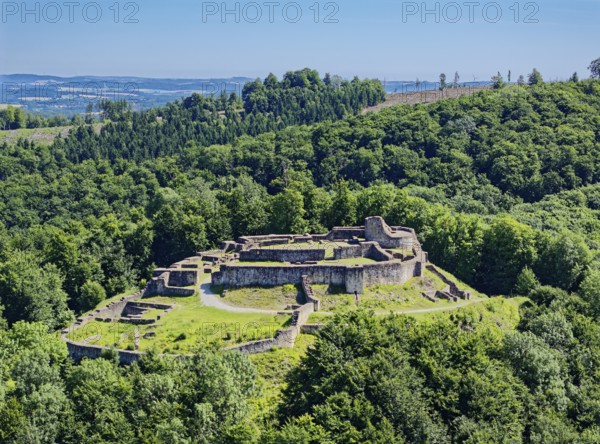 The Falkenburg ruins in the Teutoburg Forest are a castle ruin near the village of Berlebeck in the