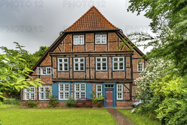 Half-timbered house in Ratzeburg, Schleswig-Holstein, Germany
