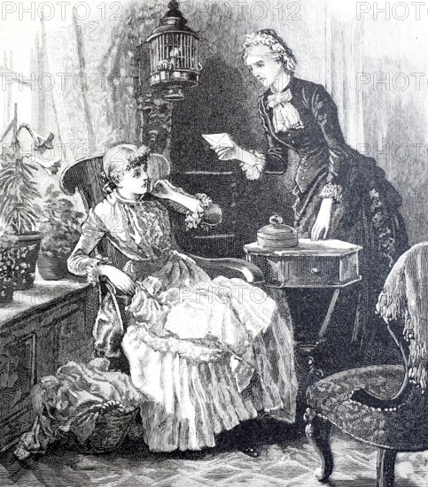 The discovered love letter, mother has found a hidden letter at her daughter's house and wants