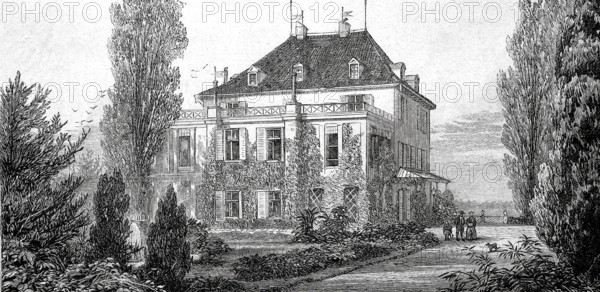Arenenberg, castle on Untersee in the municipality of Salenstein in the canton of Thurgau in