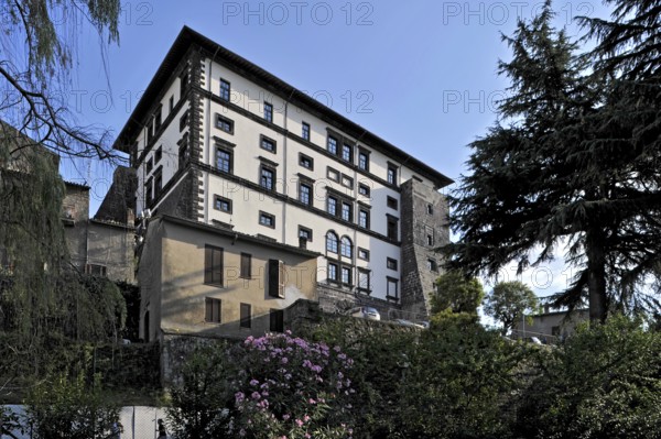 Palazzo Farnese by Antonio da Sangallo, Renaissance architect, Via Roma, Gradoli, historic centre,