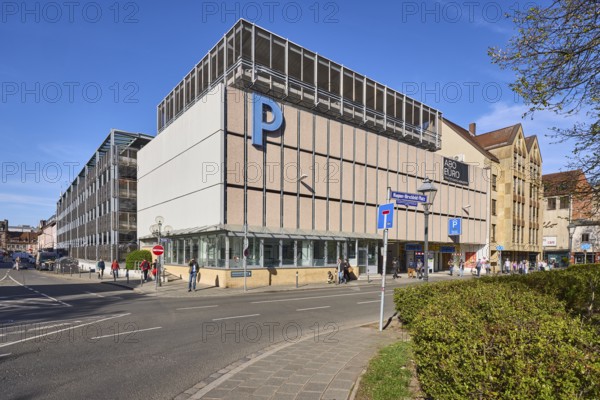 Traffic areas, Sterntor multi-storey car park, alleyway, general development, pavement, paving