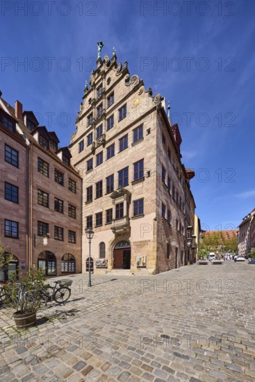 City museum in the Fembo House, historic merchant's house, building, general architecture, street