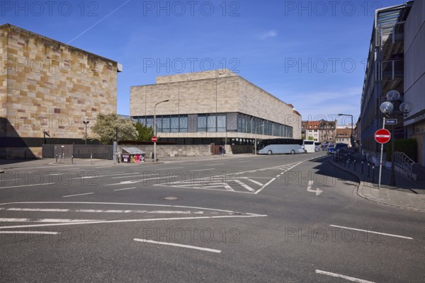 Germanisches National Museum, cultural history museum, modern architecture, building, parking