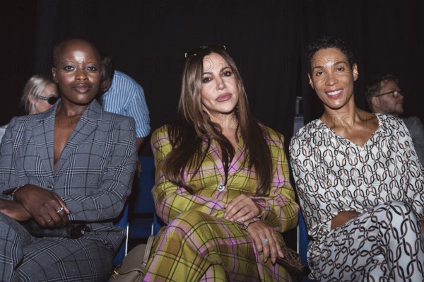 Florence Kasumba, Simone Thomalla and Annabelle Mandeng at the Kilian Kerner Fashion Show during