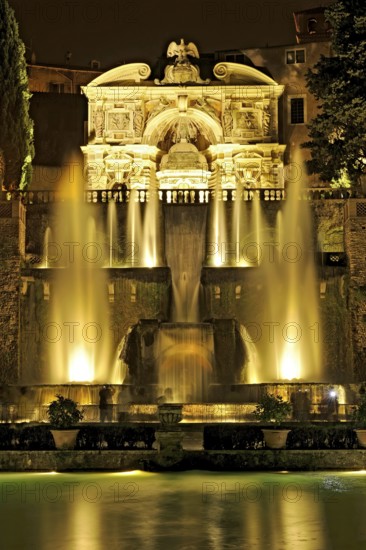 Fish ponds, Neptune Fountain, Fontana di Nettuno, Fountain of the Hydraulic Organ, Fontana