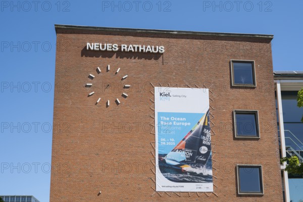 New Town Hall, Tourist Information, Welcome centre, Kiel, Kiel Fjord, Baltic Sea,