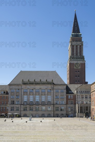 Town Hall, Town Hall Square, Rathausplatz, Kiel, Kiel Fjord, Baltic Sea, Schleswig-Holstein,