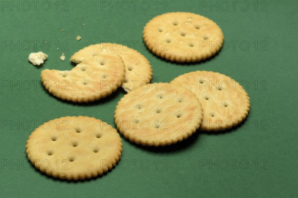 Cracker, cracker on green background
