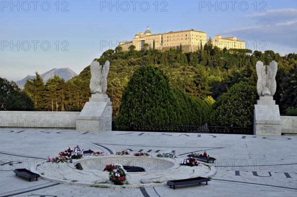 Cemetery of Polish soldiers, World War II military cemetery, memorial site under the Benedictine