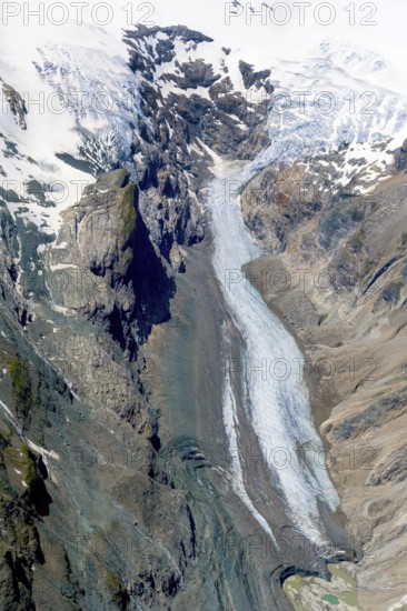 Pasterze, glacier, Eastern Alps, GroÃŸglockner, Mölltal, Möll, climate, climate change, heat, thaw,