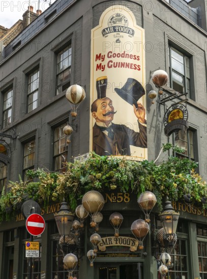 Mr Fogg's Tavern public house, St Martin's Lane, Covent Garden, West End, London, England, UK
