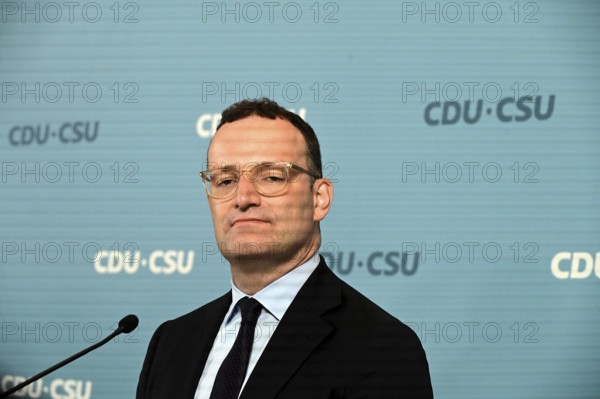 The Chairman of the CDU/CSU parliamentary group, Jens Spahn (CDU), and his deputy Alexander