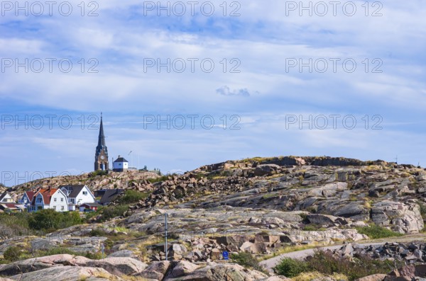 The church of Lysekil (Lysekils Kyrka) on Rosviksberg, Lysekil, BohuslÃ¤n, VÃ¤stra Götalands lÃ¤n,