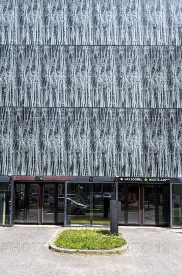 The University Library car park in the Science Park, Utrecht University, Netherlands