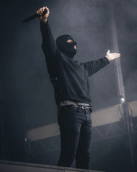 M. Shadows (Matthew Charles Sanders), singer of Avenged Sevenfold live at the Zitadelle Spandau in