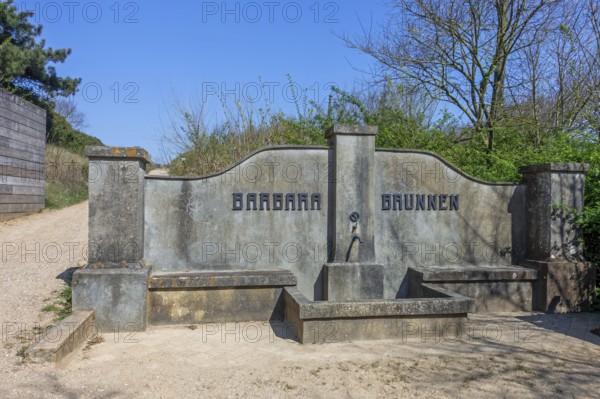 Barbara Brunnen, German WW2 water well at Atlantikwall Raversyde, Atlantic Wall open-air museum at