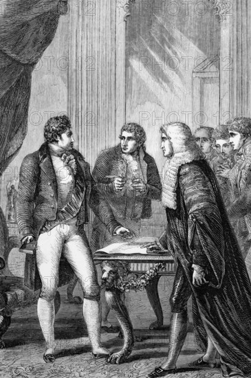 The installation of the Prince of Wales (later George IV) as Prince Regent after his father's