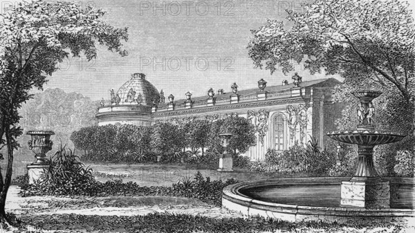 Sanssouci Palace with Park, Summer Residence of the Kings of Prussia, Potsdam, UNESCO World