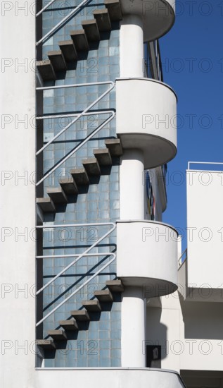 Stairway, tower, Olympic Stadium or Finnish Olympic Stadium, architects Yrjö Lindegren and Toivo
